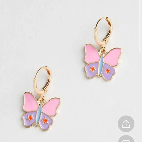 ModCloth NWT Butterfly Earring - Picture 1 of 3